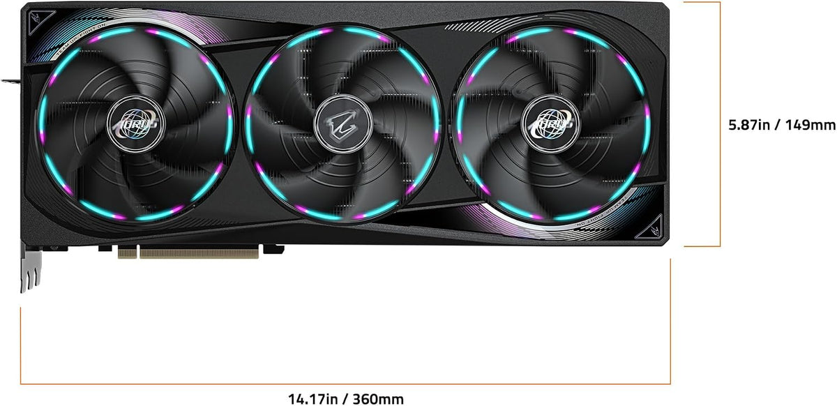 Gigabyte AORUS GeForce RTX 5070 Ti Master 16GB GDDR7 Graphics Card Black - كرت شاشه