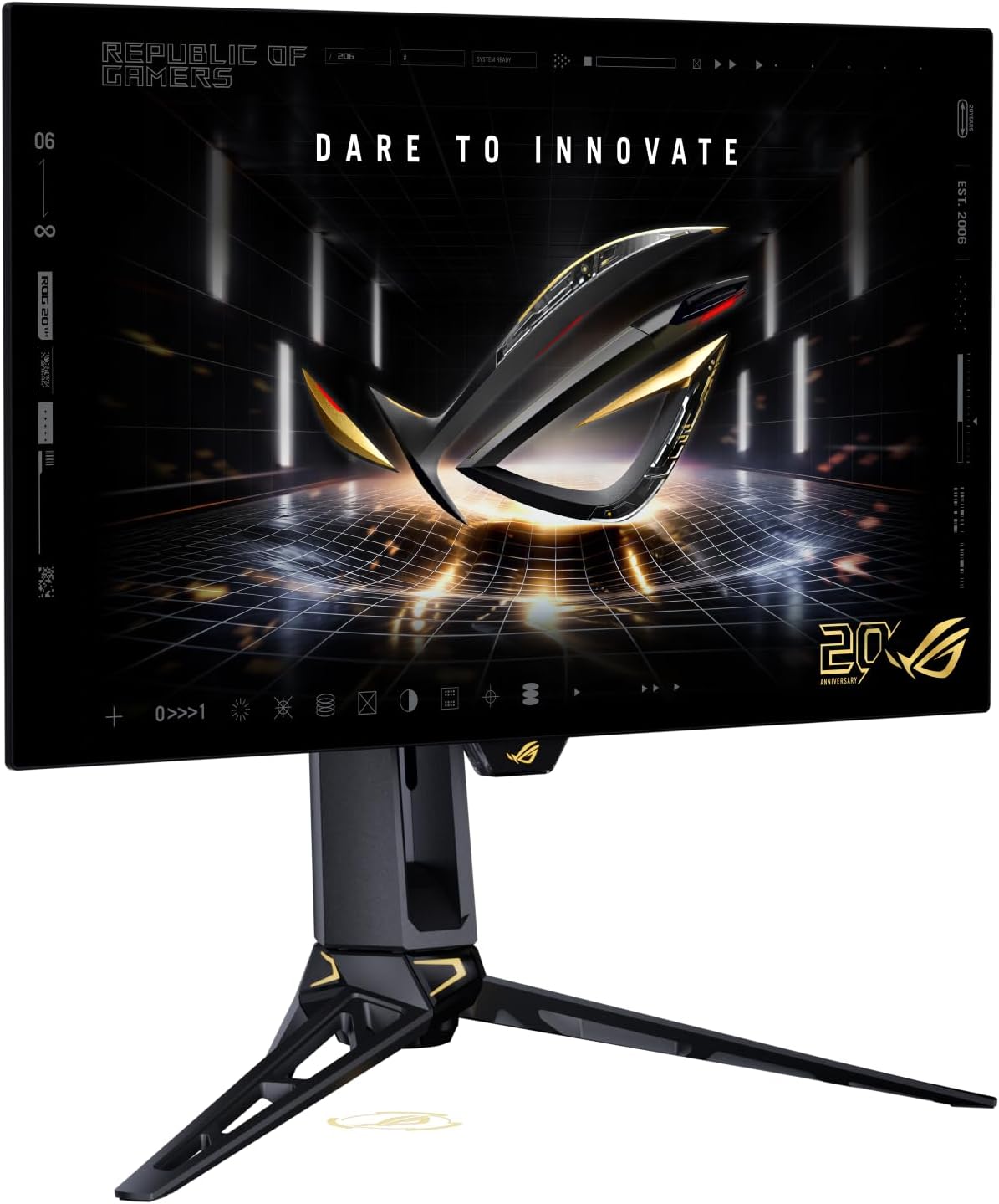 ASUS ROG Swift OLED PG27AQWP-G 27” Dual-Mode Gaming Monitor – 540Hz QHD / 720Hz HD, 0.03ms, G-SYNC Compatible & Custom Heatsink - شاشة قيمنق