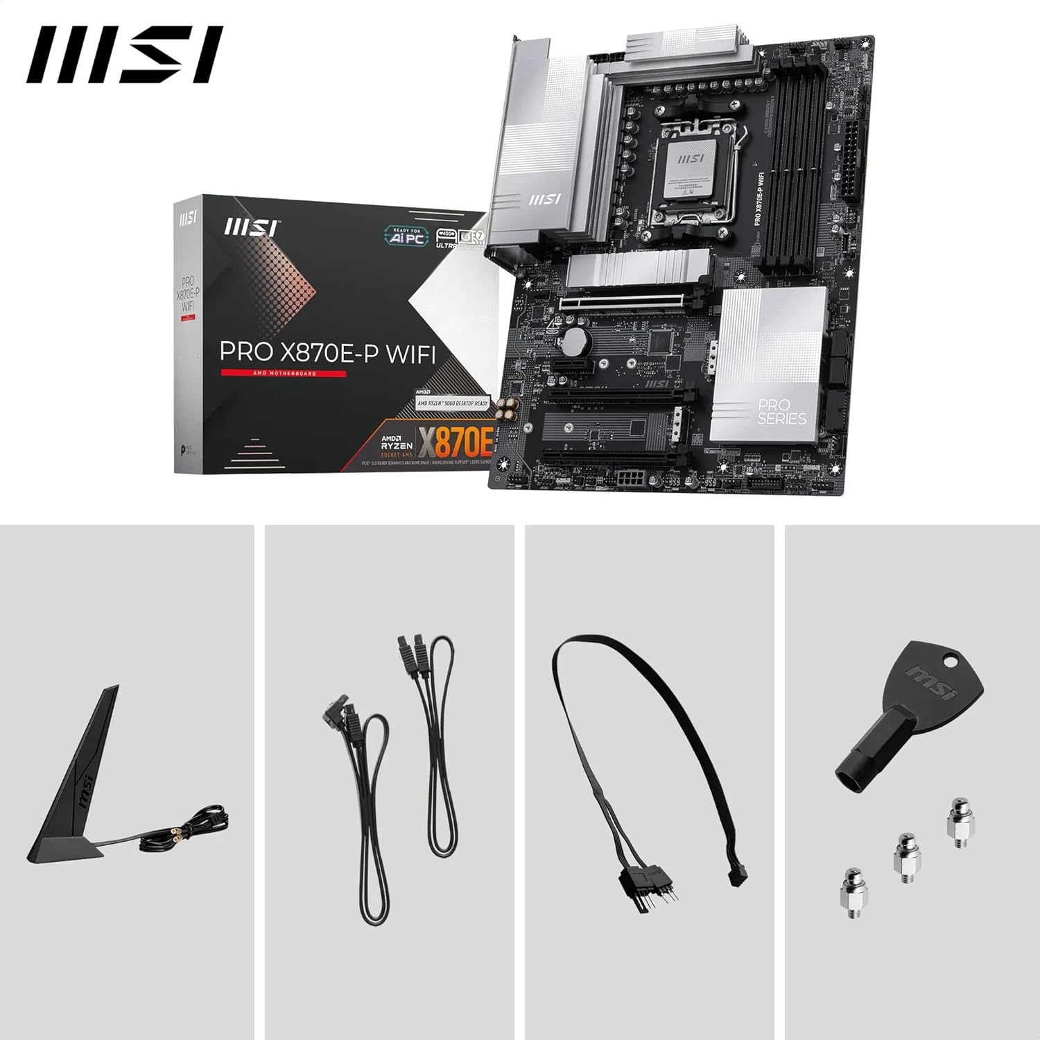 MSI PRO X870E-P WIFI AM5 DDR5 ATX Motherboard-لوحة الأم