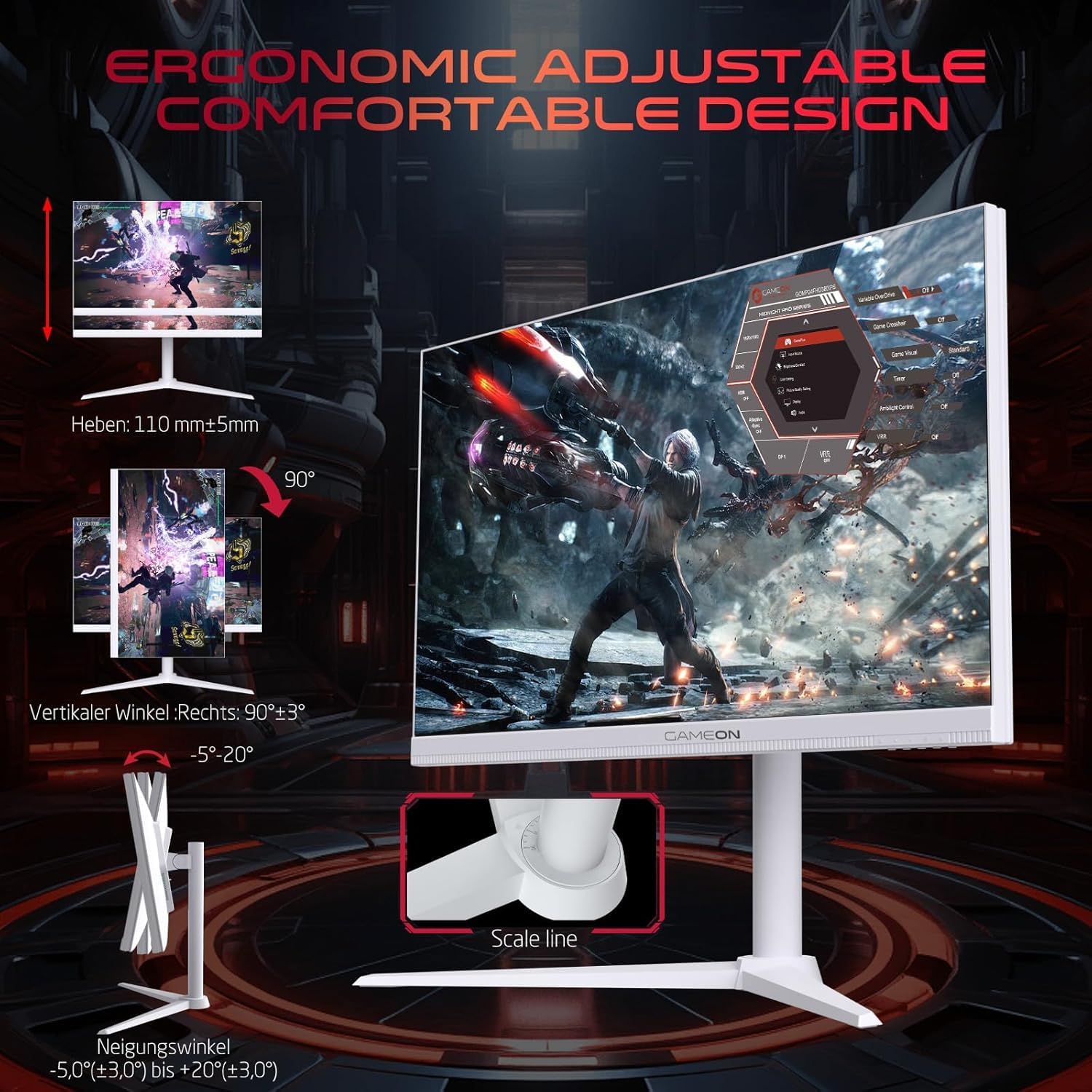 GAMEON GOAP27QHD380IPS Artic Pro Series 27