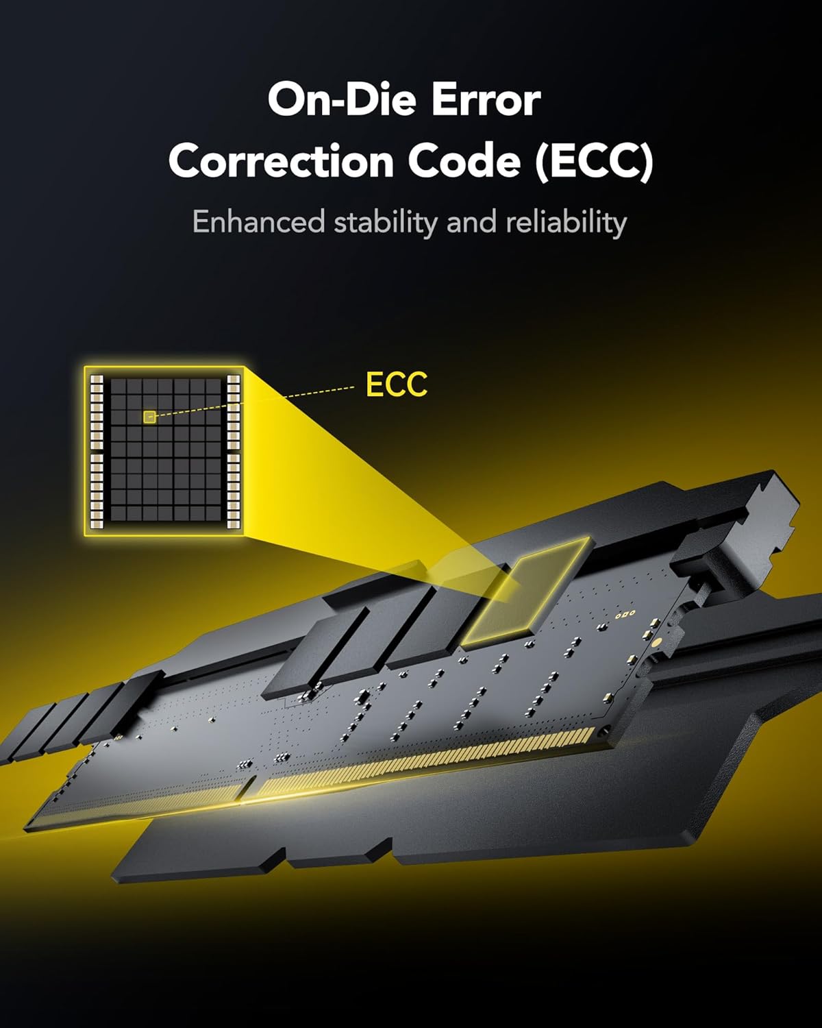 Lexar THOR OC DDR5 RAM 16GB (2x8GB) 6000 MT/s, CL38 CAS Latency, Intel XMP 3.0 & AMD EXPO Profiles Black - رام