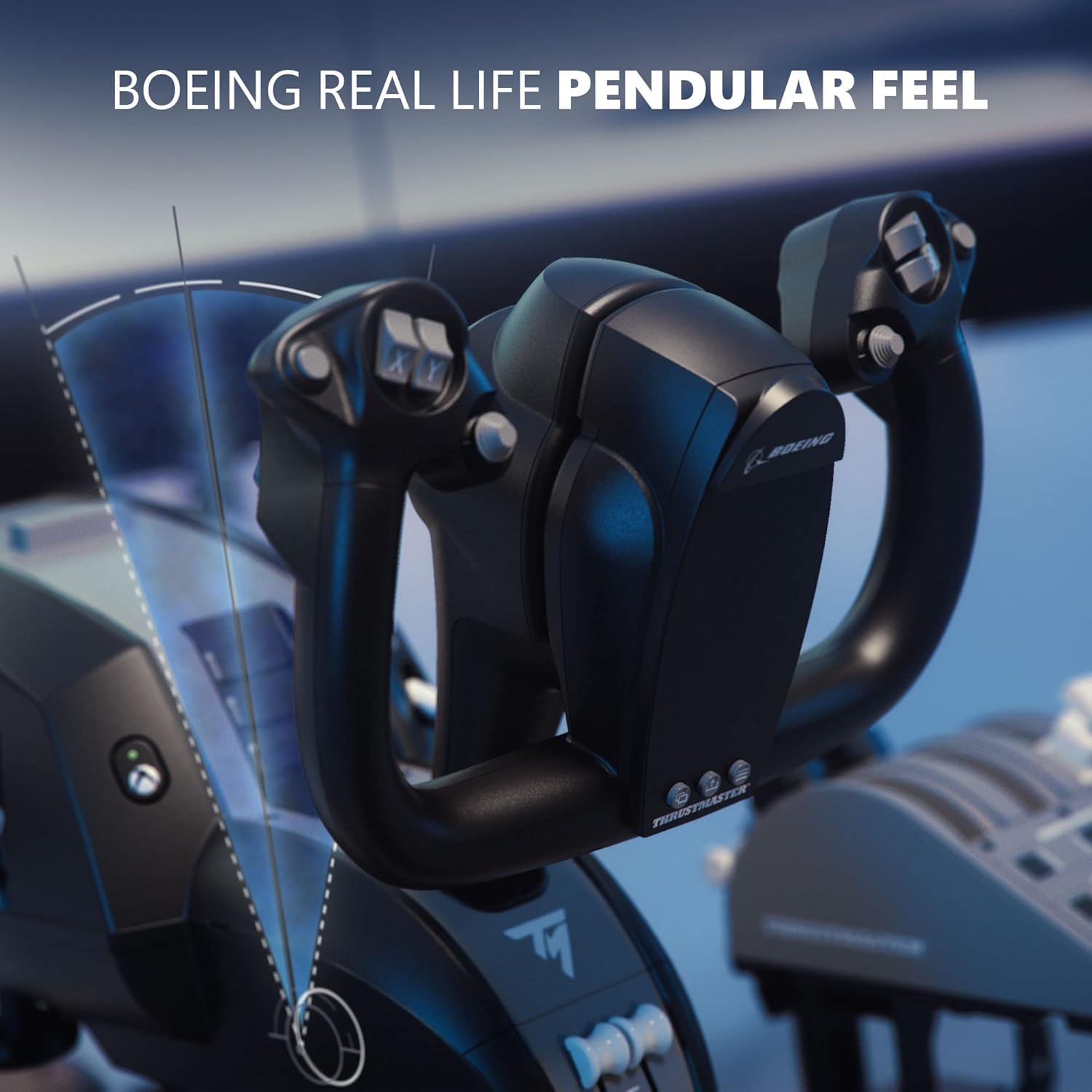 Thrustmaster TCA Yoke Pack Boeing Edition flight weel - عجلة قيادة