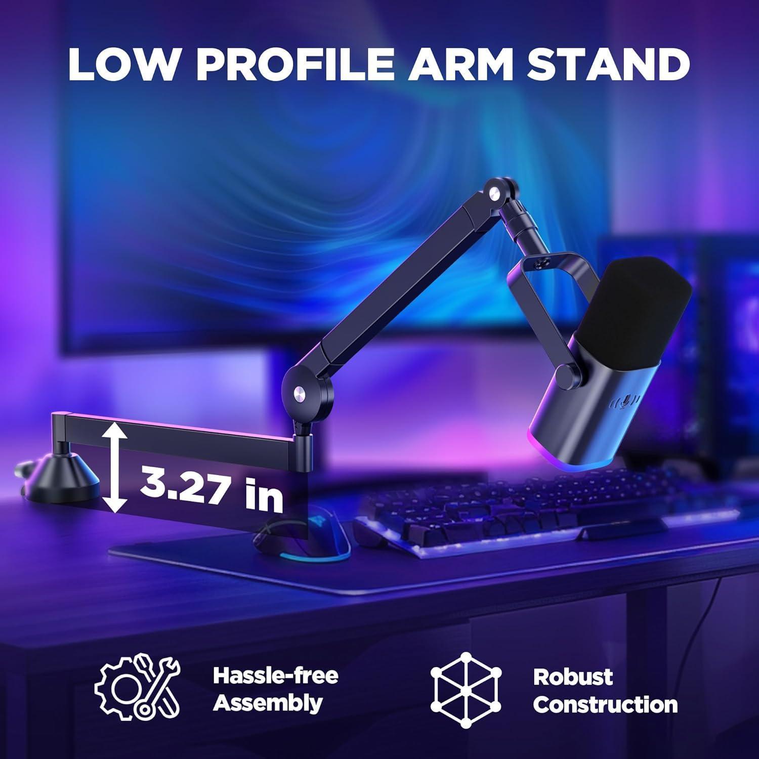 Boom Arm Best Boom Mics For Gaming TechBlaze Professional Recording Microphone Stand Best Bm800 Mic Stand For Condenser Mic Boom Suspension Scissor