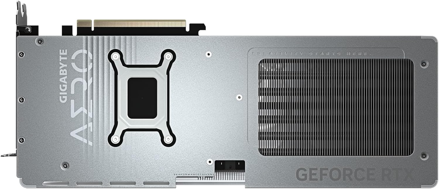 GIGABYTE GeForce RTX 5070 AERO OC 12G Graphics Card, 12GB 192-bit GDDR7, PCIe 5.0 - White - كرت شاشه أبيض