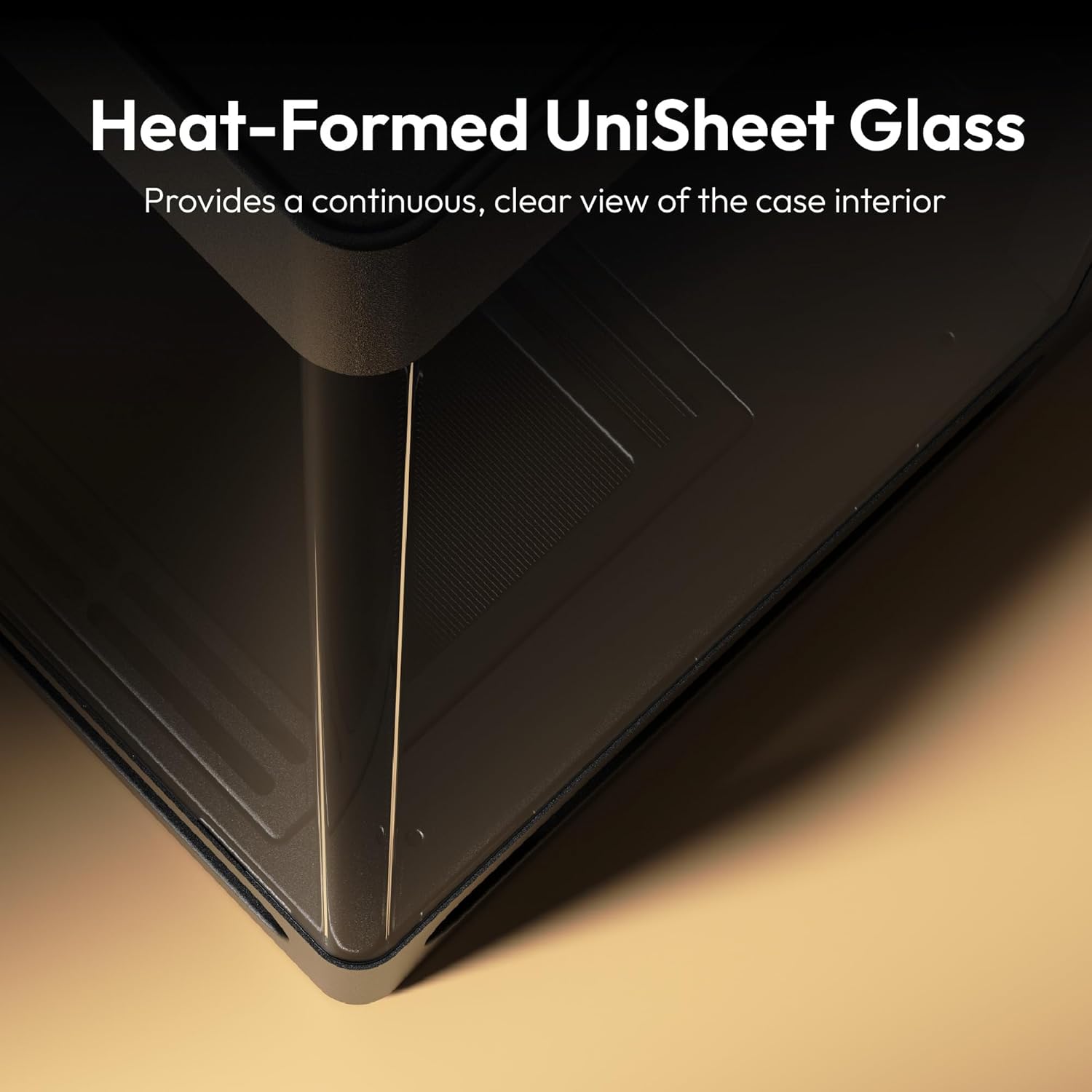 HAVN HS 420 Dual-Chamber Mid Tower PC Case ATX Black | Hybrid Design, 11x 140mm Fan Slots & 3X 420mm Radiator Support, SimpliCable Cable Management, Tempered Glass, PWM Fan Hub -  كيس اسود