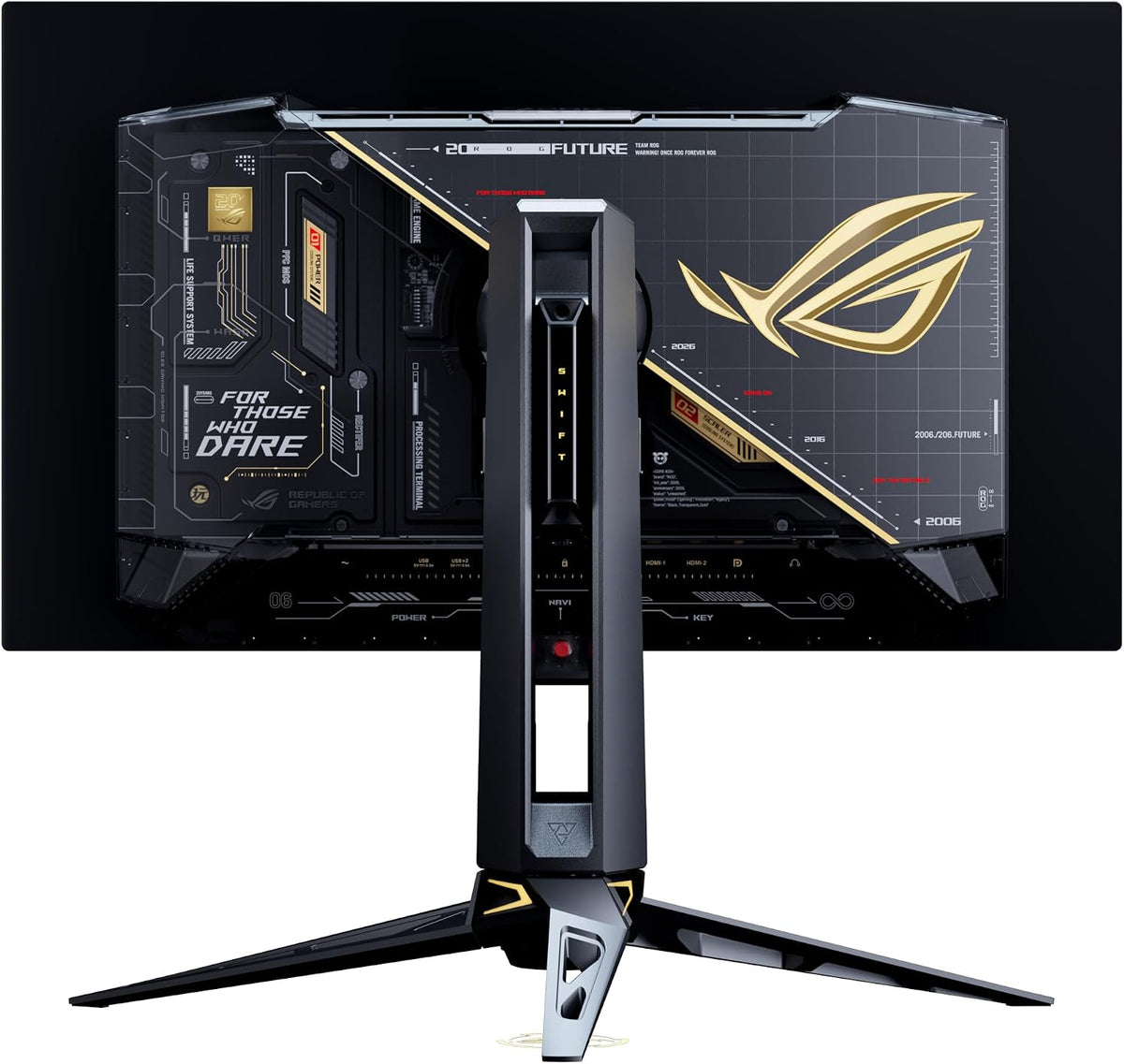 ASUS ROG Swift OLED PG27AQWP-G 27” Dual-Mode Gaming Monitor – 540Hz QHD / 720Hz HD, 0.03ms, G-SYNC Compatible & Custom Heatsink - شاشة قيمنق