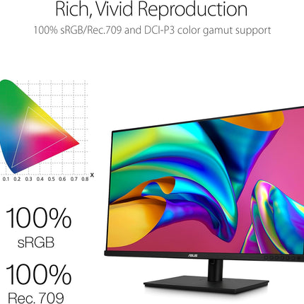 ASUS ProArt Display PA329CV Professional Monitor | 32-inch | IPS | 4K UHD (3840 x 2160) | 100% sRGB | 100% Rec.709 | Color Accuracy ΔE &lt; 2 | USB-C | HDR-400 | Ergonomic Stand - شاشة مصممين محترفين