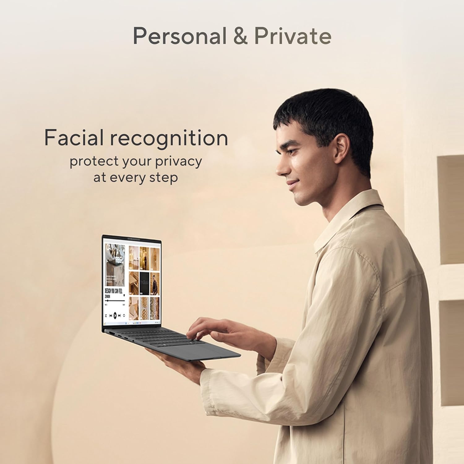 Asus Zenbook 14 Laptop UX3407QA-QD180W, 14-inch, OLED 60Hz Purwa SE Qualcomm Hexagon, 16GB RAM, 1TB SSD - لابتوب