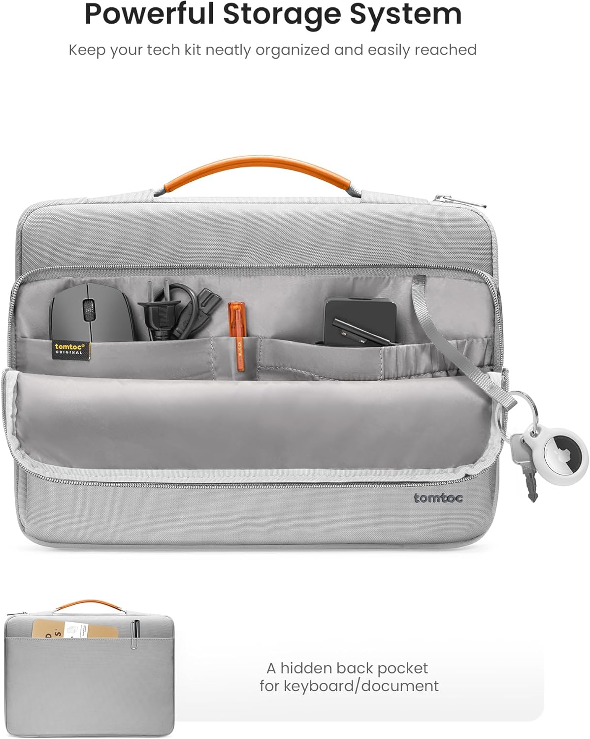 Tomtoc Versatile A14 Laptop Briefcase for 15.6