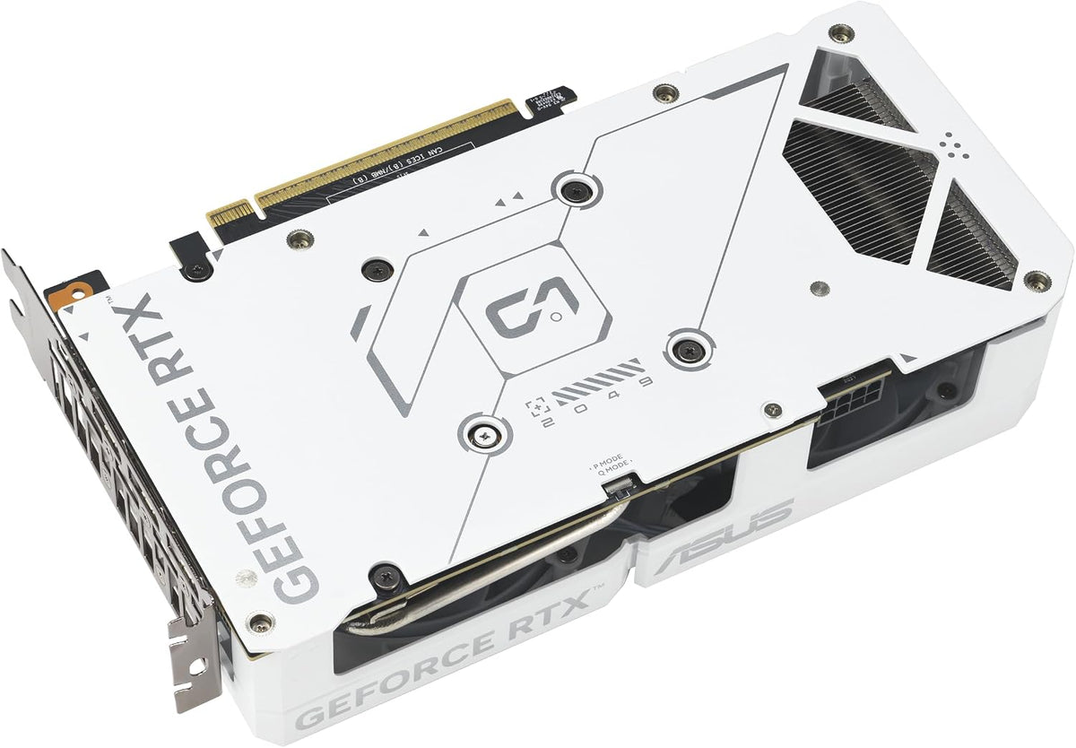 ASUS Dual GeForce RTX 5060 Ti 16GB GDDR7 White OC Edition Graphics Card – PCIe 5.0, Axial-tech Fans & All-White Aesthetic - كرت شاشة أبيض