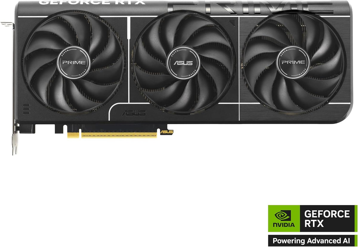 ASUS Prime GeForce RTX 5080 EVO 16GB GDDR7 Graphics Card – PCIe 5.0, Triple Axial-tech Fans & Compact 2.5-Slot SFF-Ready Design - كرت شاشة