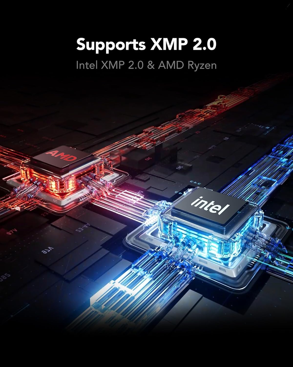 Lexar ARES RGB DDR4 RAM 16GB Kit (2x8GB) 3600MHz CL18 DDR4 Black - الذاكرة العشوائية