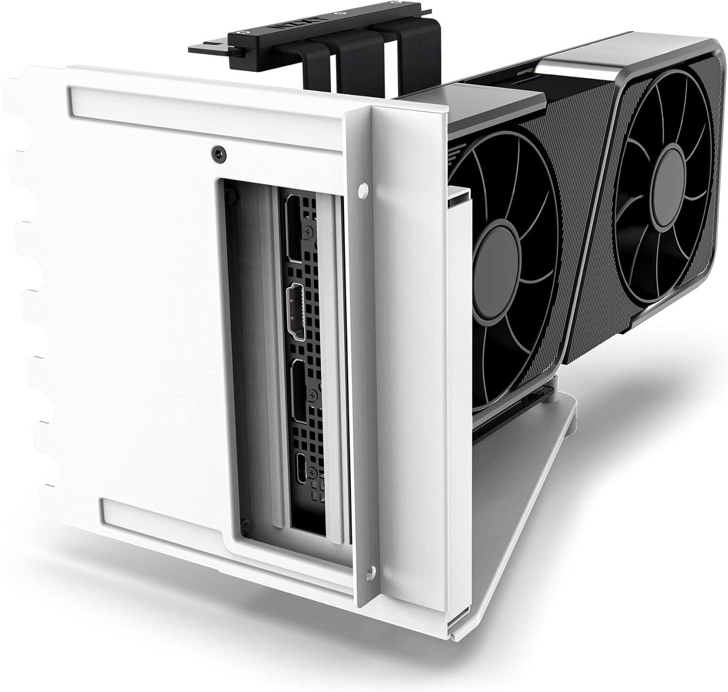 10in Rack Gpu Mount NZXT Vertical GPU Mounting Kit - AB-RH175-W1-175 mm PCIe 4.0x16 Riser ...