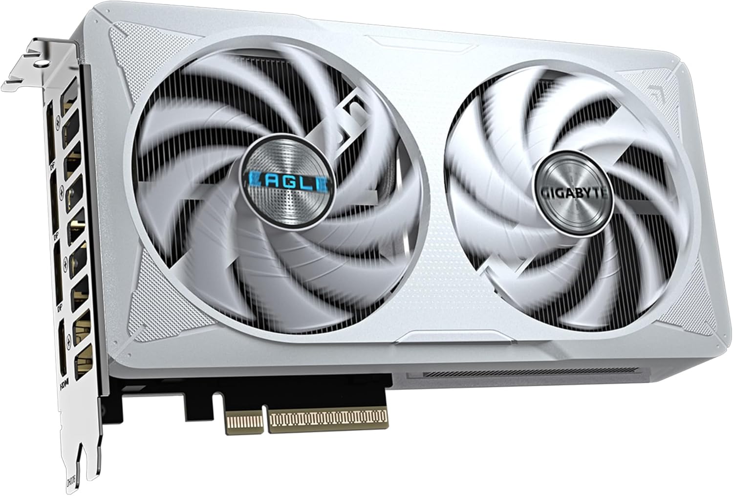 GIGABYTE GeForce RTX 5060 Eagle OC ICE 8GB Graphics Card, GDDR7, PCIe 5.0, WINDFORCE Cooling System, White  - كرت شاشه أبيض