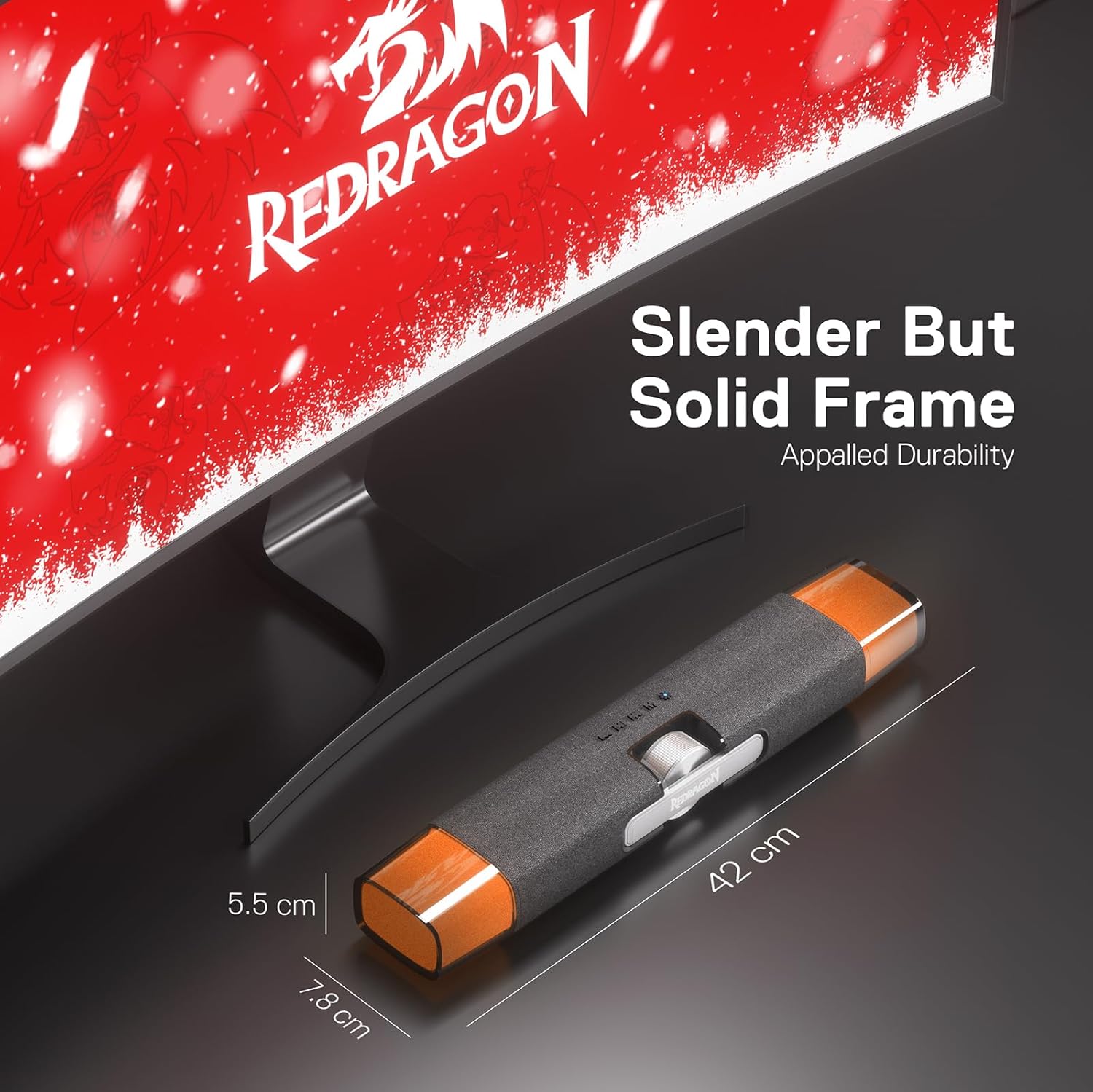 Redragon GS512 RGB Speakers Stereo Soundbar w/BT 5.0/USB Mode RGB - مكبر صوب