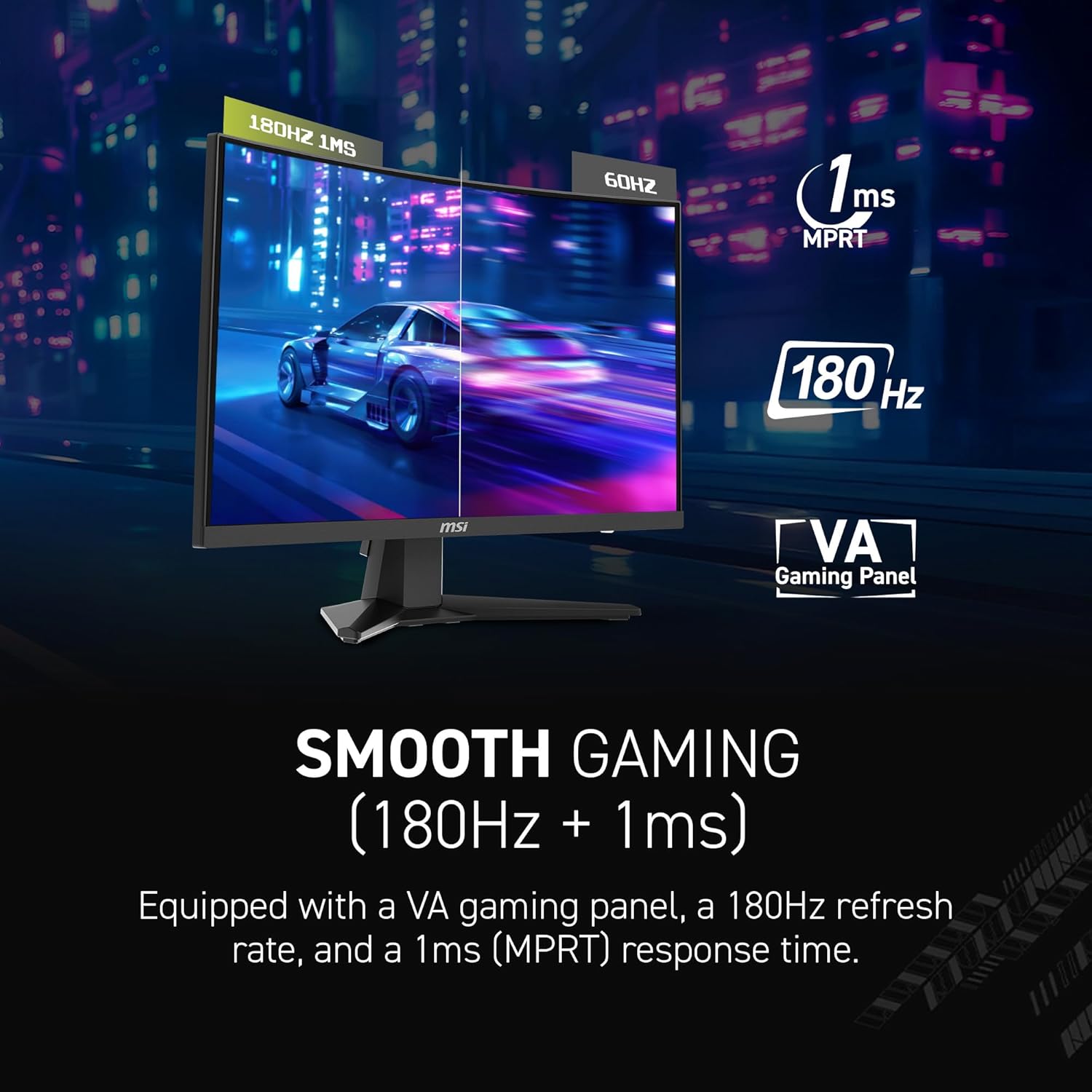 MSI MAG 244C Curved Monitor, 24