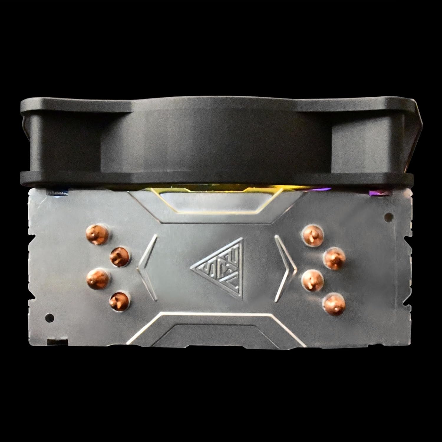 GAMDIAS Boreas E1-410 Lite RGB CPU Air Cooler, Extra-Thick Aluminum Base Plate with 120mm ARGB PWM Fans - مبرد هوائي