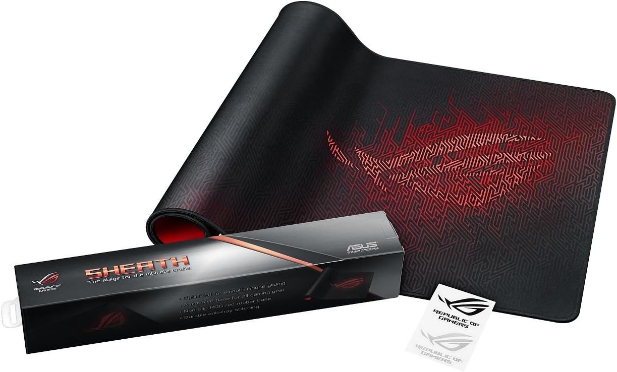 ASUS NC01 ROG SHEATH BLACK GAMING MOUSE PAD 900X440X3MM - ماوسباد
