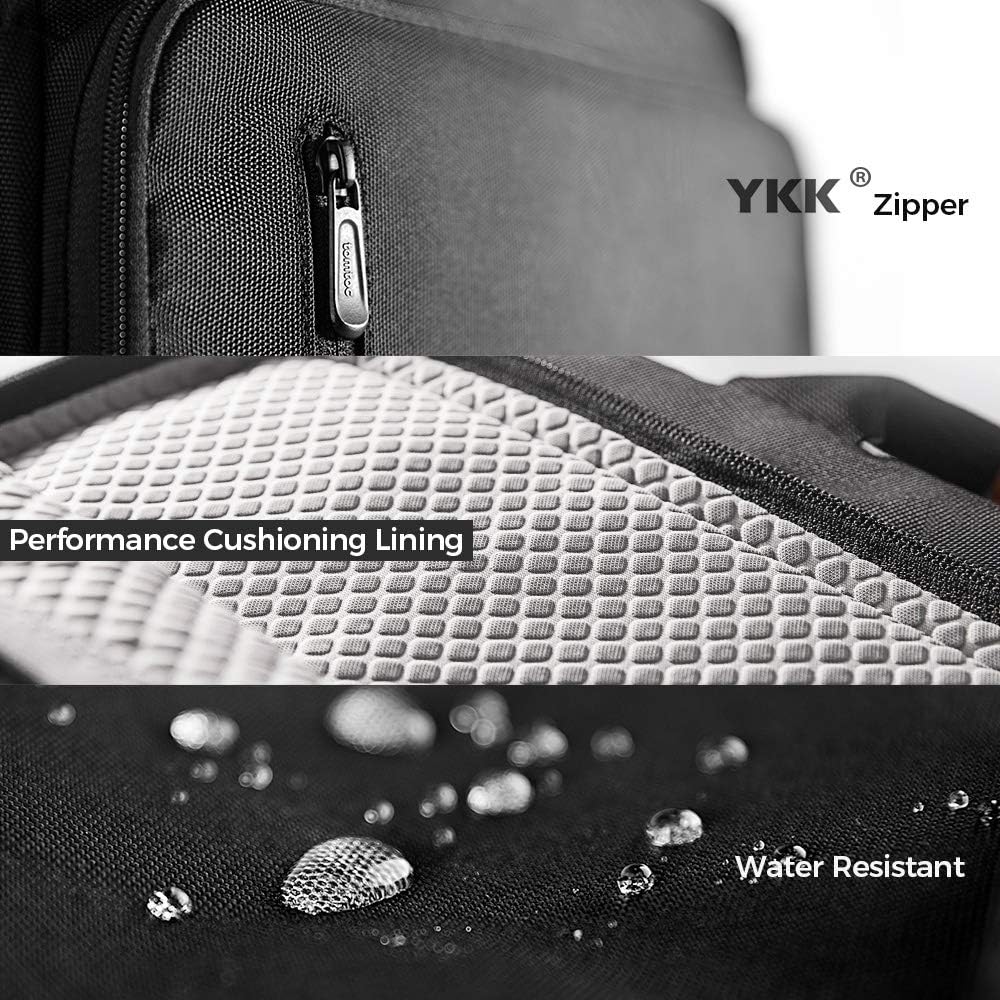 tomtoc 15.6 multi-function laptop Shoulder messenger bag briefcase for 15