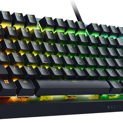 لوحة مفاتيح ميكانيكية للألعاب Razer BlackWidow V4 X، مفتاح أصفر، إصدار Fortnite + مكافأة إضافية في اللعبة - كيبورد هيد فورت نايت 