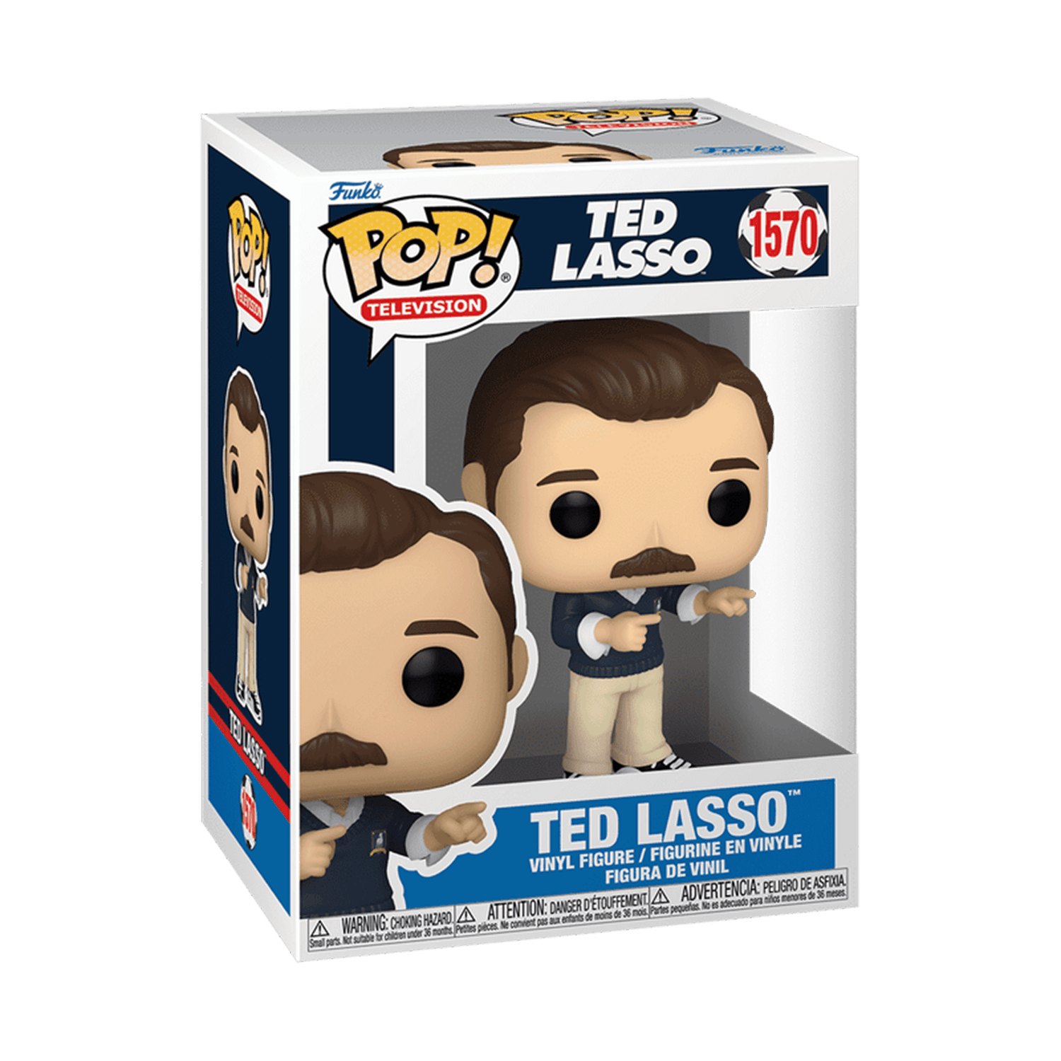 Funko Pop! TV: Ted Lasso - Ted Lasso #1570 - مجسمات أفلام Funko Pop! TV: Ted Lasso - Ted Lasso #1570 - مجسمات أفلام