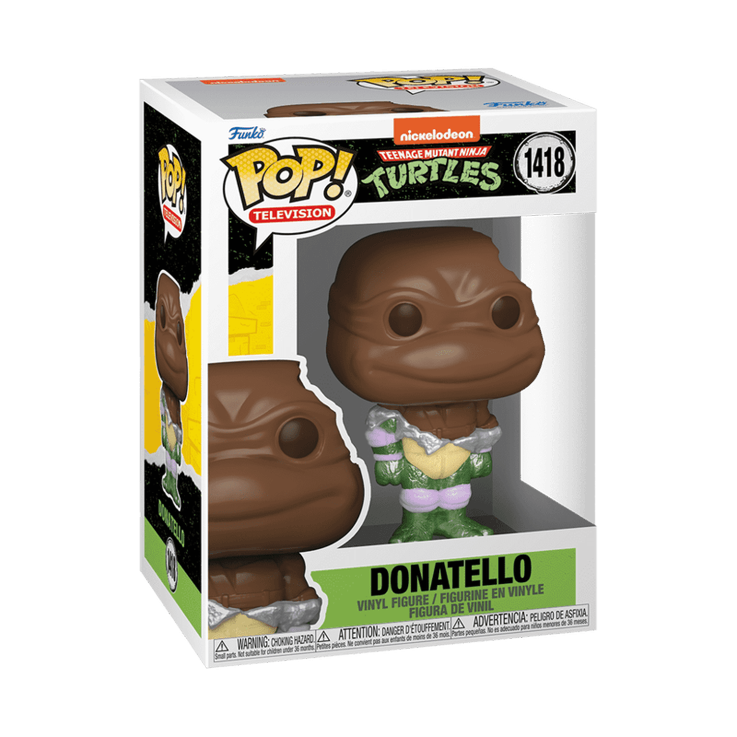 Funko Pop! Movies: Teenage Mutant Ninja Turtle - Donatello Chocolate #1418 - مجسمات أفلام Funko Pop! Movies: Teenage Mutant Ninja Turtle - Donatello Chocolate #1418 - مجسمات أفلام