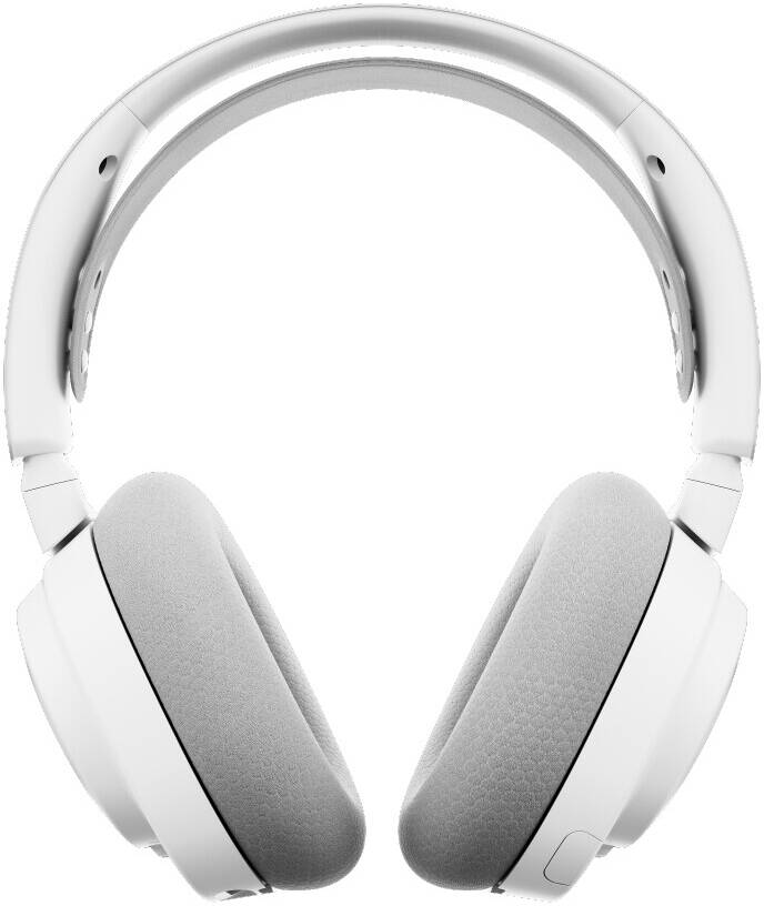 SteelSeries Arctis Nova 7P Gen 2 Wireless Gaming Headphones, Playstation Edition, Neodymium Magnetic Drivers, 360° Spatial Audio, Noise Rejecting Mic, 50h Battery Life, White - سماعه قيمنق لاسلكيه بيضاء