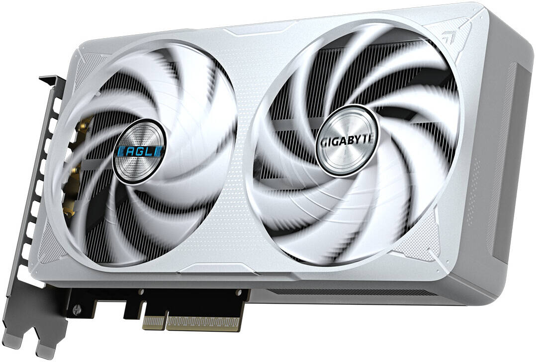 Gigabyte GeForce RTX 5060 Ti Eagle OC Ice 8GB Graphics Card GDDR7 - White - كرت شاشه أبيض