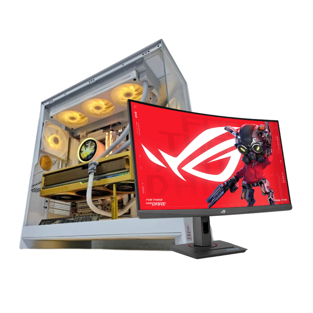 EXTREME GAMING PC 5080 GOLD EDITION + ASUS ROG Strix  XG27WCMS Monitor  - عرض