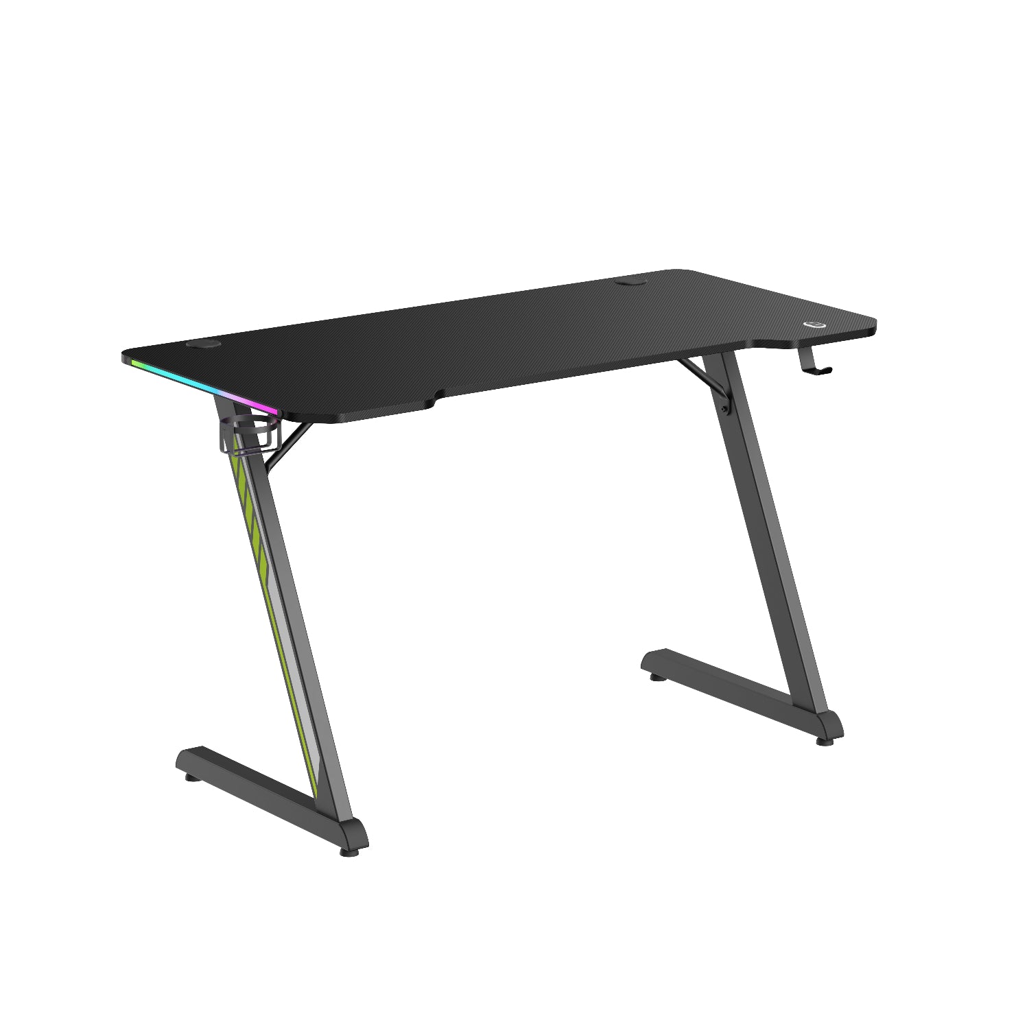 WJ COOLMAN Z 902 GAMING TABLE RGB (  120 CM x 60 CM ) BLACK -  طاوله ار جي بي