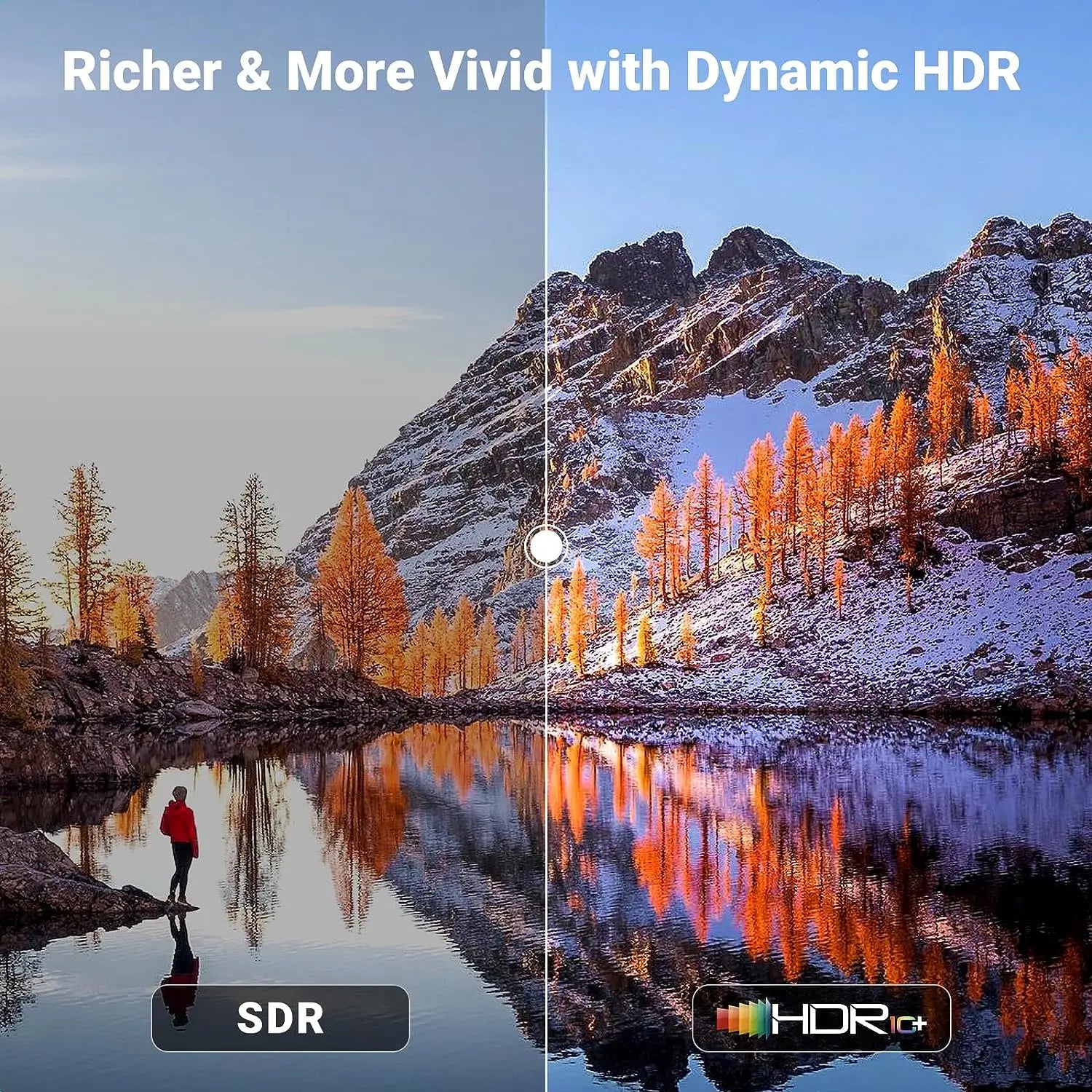 UGREEN 8K HDMI 2.1 Cable Ultra HD 1M , 8K@60Hz 4K@120Hz High Speed 48Gbps - كيبل