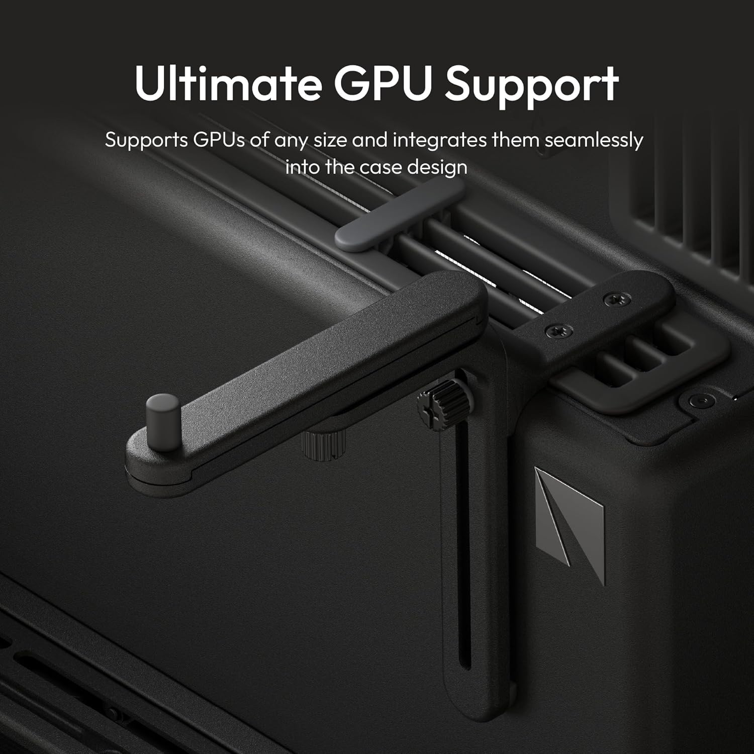 HAVN HS 420 Dual-Chamber Mid Tower PC Case ATX Black | Hybrid Design, 11x 140mm Fan Slots & 3X 420mm Radiator Support, SimpliCable Cable Management, Tempered Glass, PWM Fan Hub -  كيس اسود