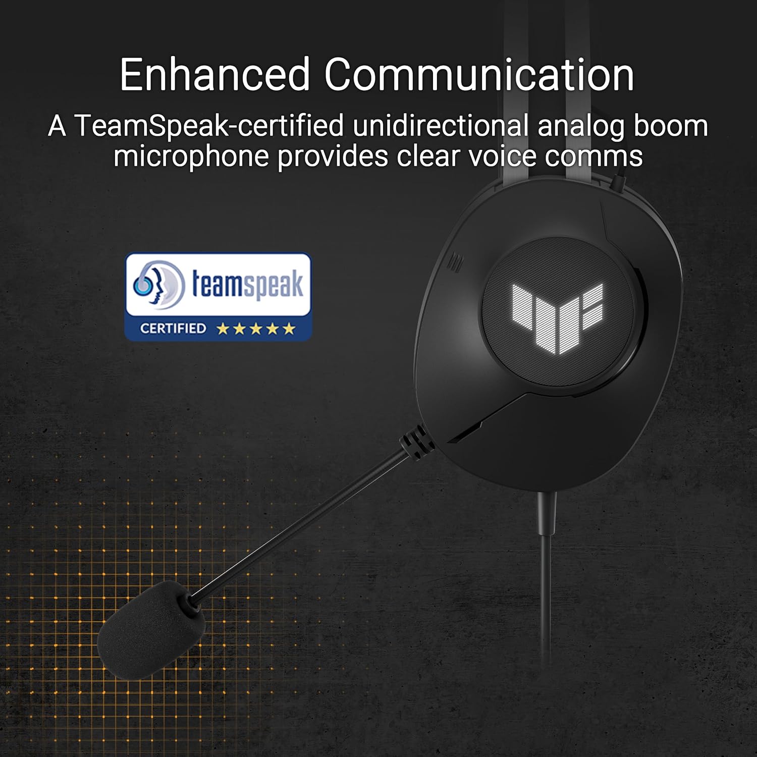 ASUS A302 TUF H1 GEN II GAMING HEADSET 7.1 Surround Sound BLACK - سماعات احترافية