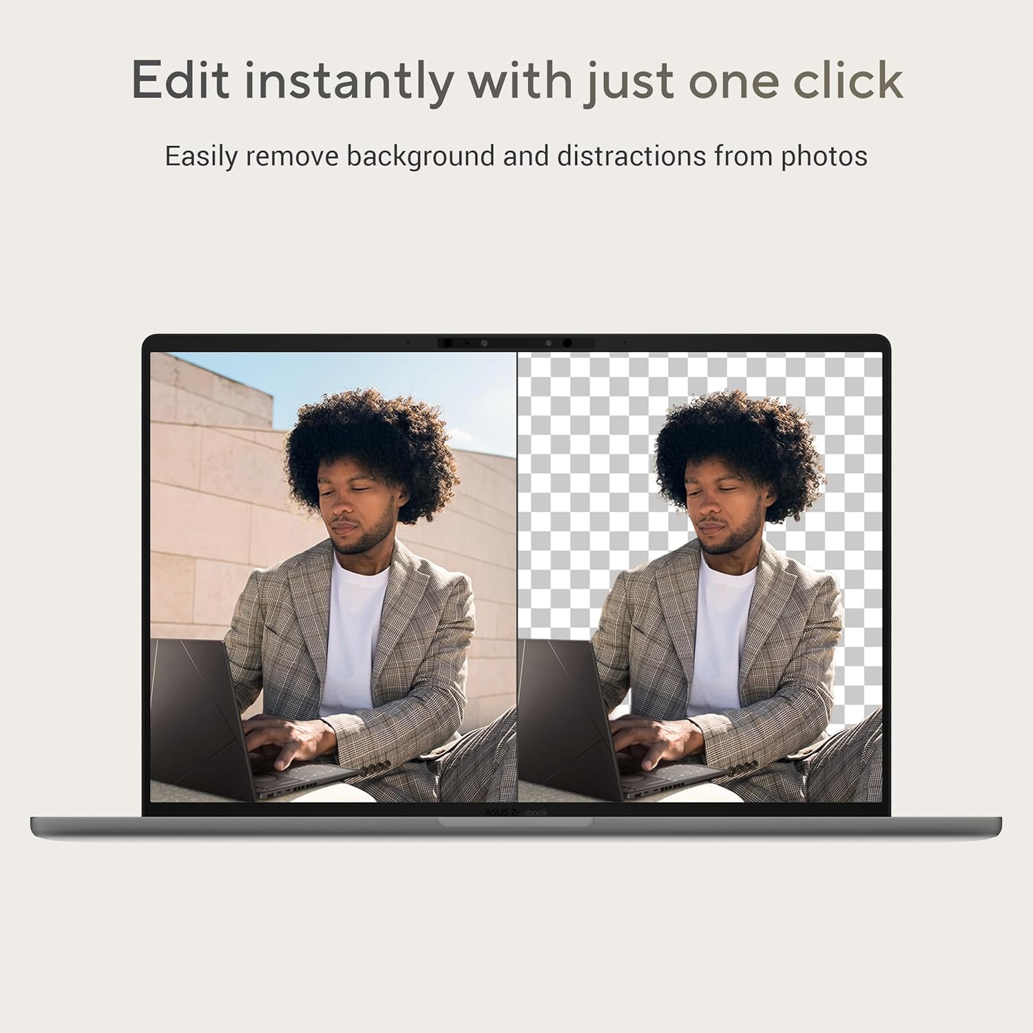 Asus Zenbook 14 Laptop UX3407QA-QD180W, 14-inch, OLED 60Hz Purwa SE Qualcomm Hexagon, 16GB RAM, 1TB SSD - لابتوب