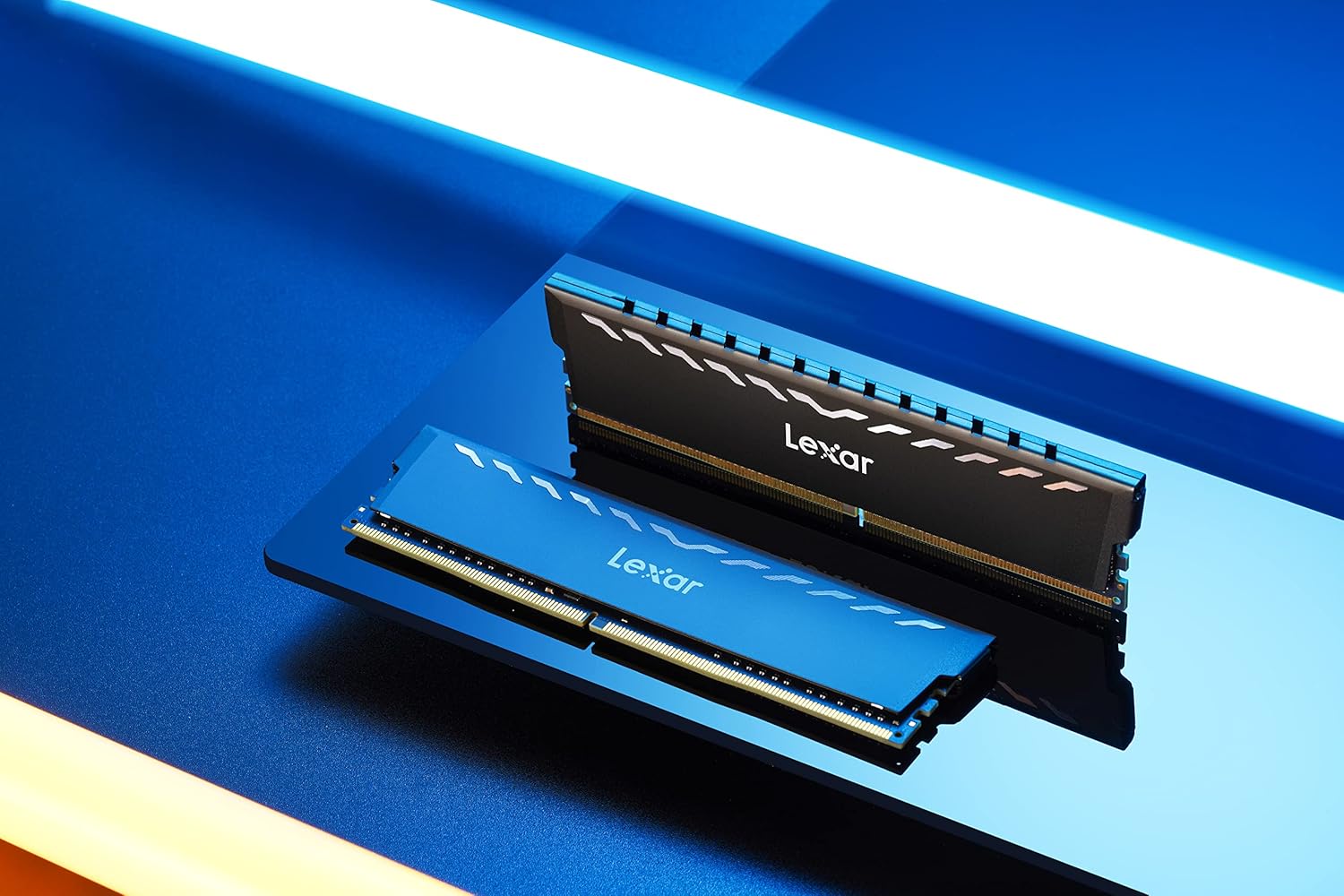 Lexar THOR DDR4 RAM 16GB Kit (8GB x 2) 3200 MHz, DRAM 288-Pin UDIMM Desktop Memory, XMP 2.0 High Performance Computer Memory, CL16-18-18-38