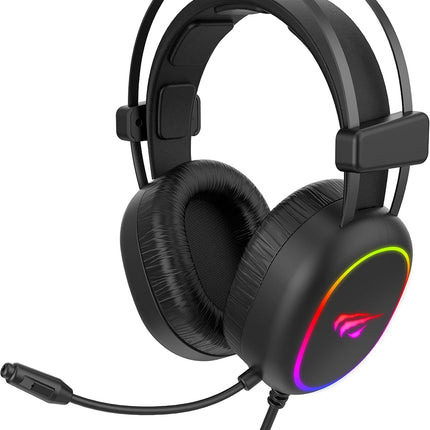 HAVIT GAMENOTE H2016d Stereo 3.5MM RGB GAMING HEADPHONE BLACK - Stereo 3.5MM - سماعة آر جي بي سوداء