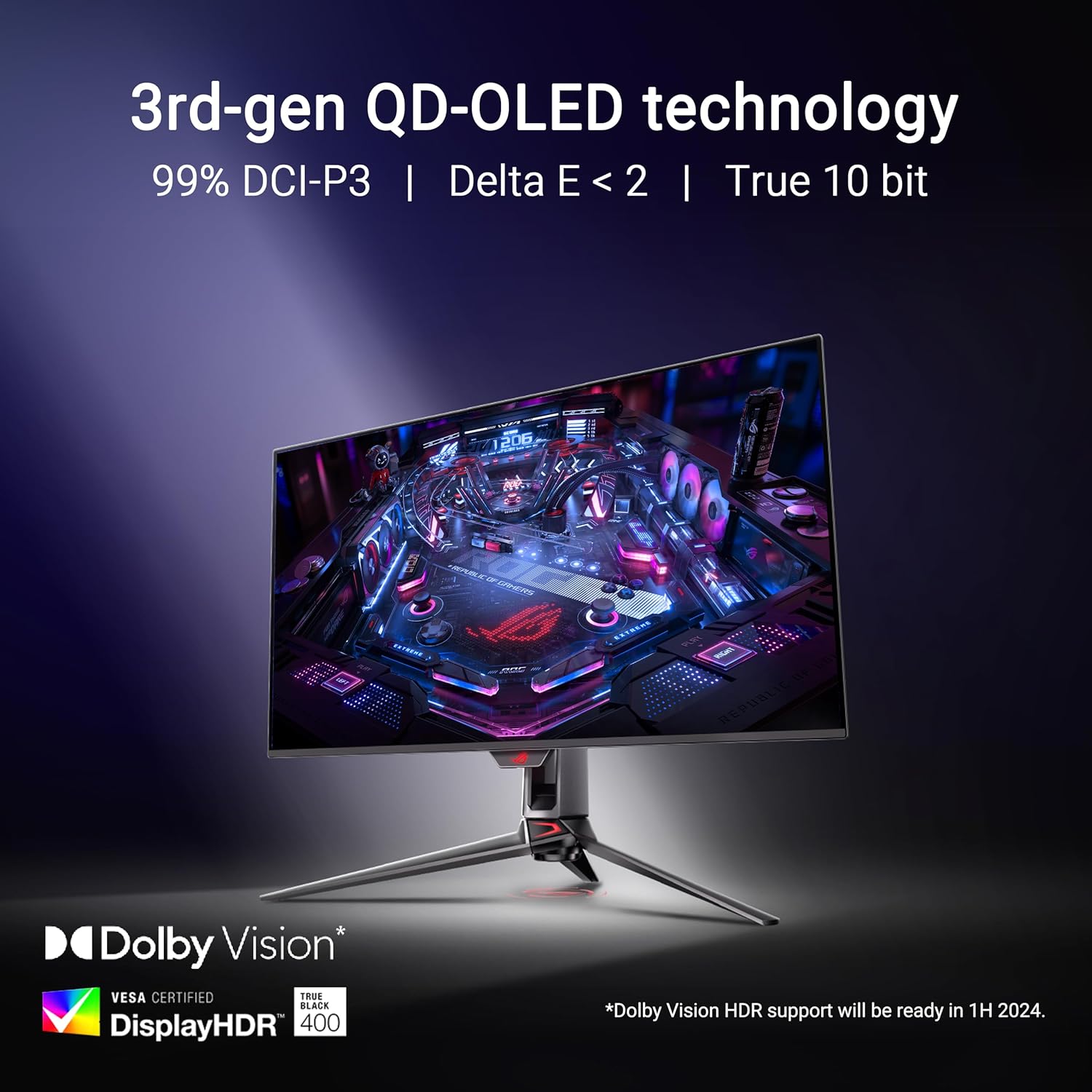 ASUS ROG Swift OLED PG32UCDM3 Gen3 Monitor, 32