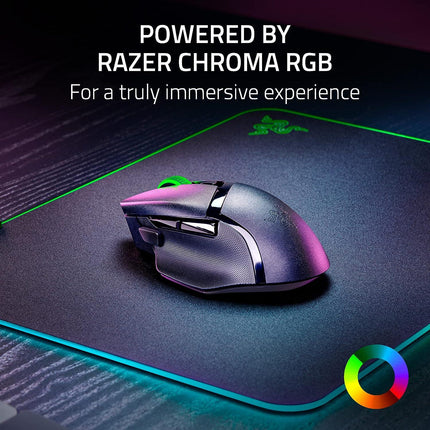 ماوس الألعاب اللاسلكي Razer Basilisk V3 X HyperSpeed ​​- ماوس ممتاز جدًا 