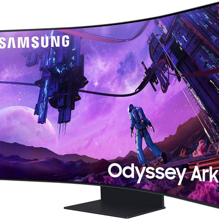 شاشة الألعاب Samsung Odyssey Ark 55 بوصة 4K 165 هرتز Quantum Mini-LED المنحنية - شاشة ألعاب أحترافيه