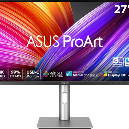 ASUS ProArt Display PA279CRV Professional Monitor – 27-inch, IPS, 4K UHD (3840 x 2160) - شاشة تصميم احترافية