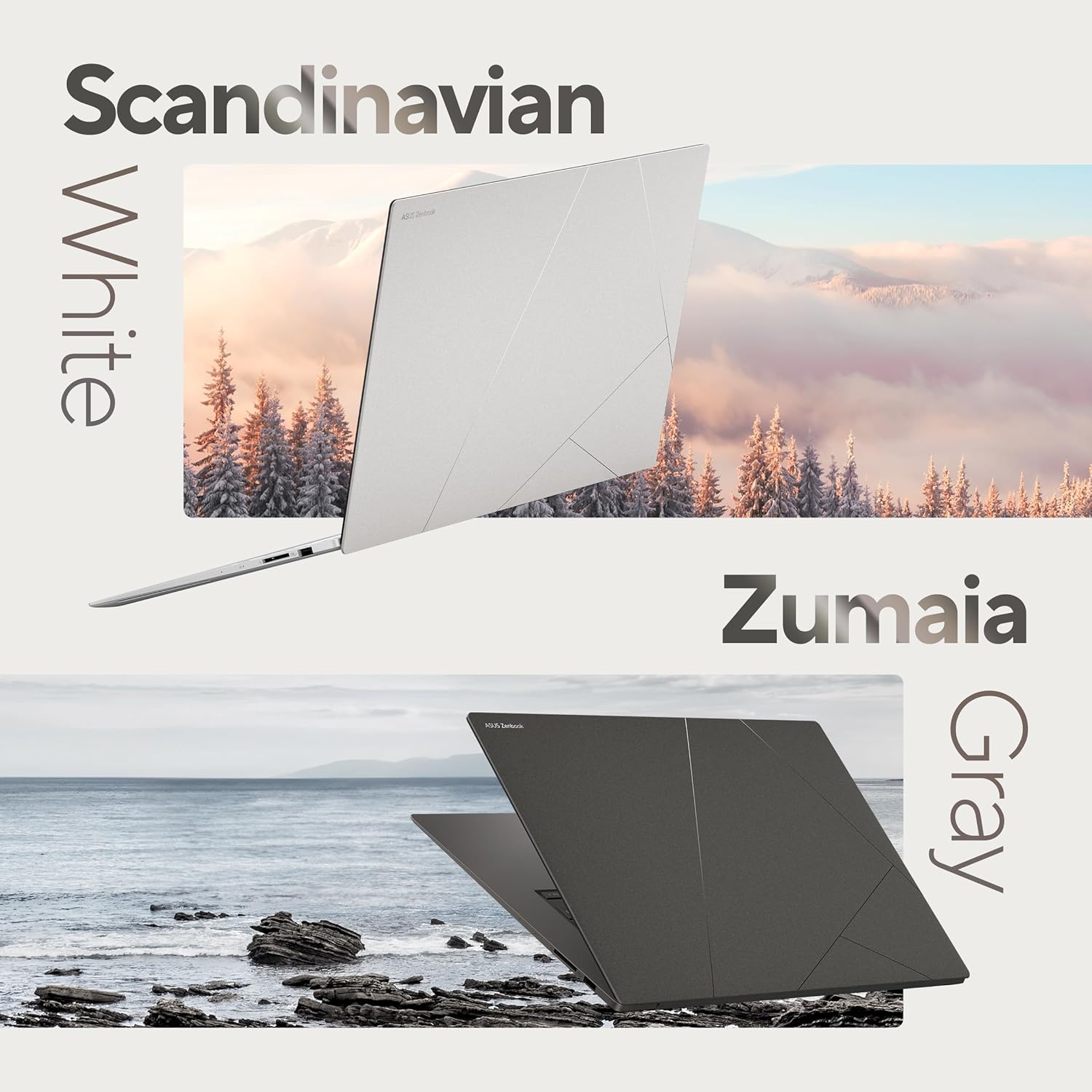 Asus Zenbook S16 OLED AI Laptop UM5606WA-RK233W, 16.0-inch 120Hz 3K OLED, AMD Radeon 890M,  R9 HX 370, 32GB RAM, 2TB SSD, White - لابتوب