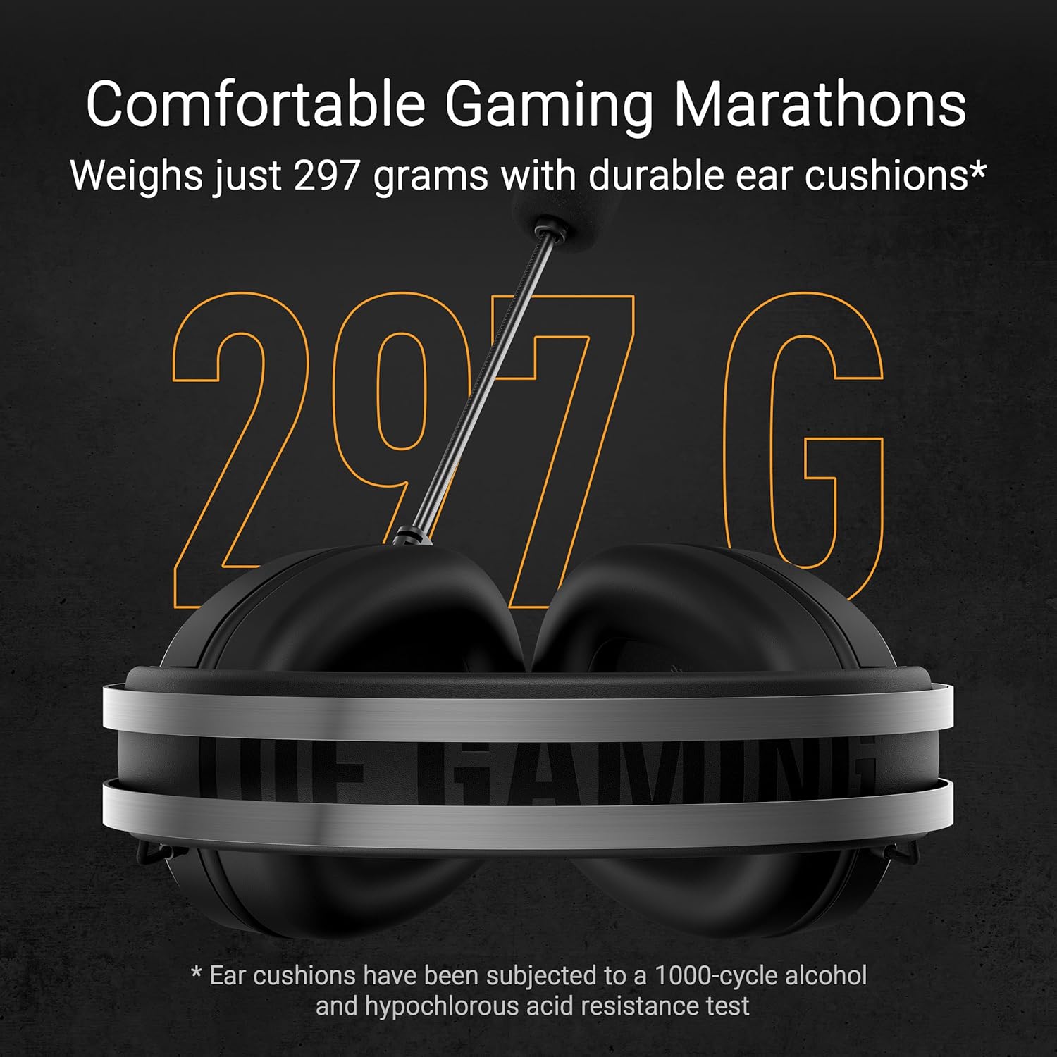 ASUS A302 TUF H1 GEN II GAMING HEADSET 7.1 Surround Sound BLACK - سماعات احترافية