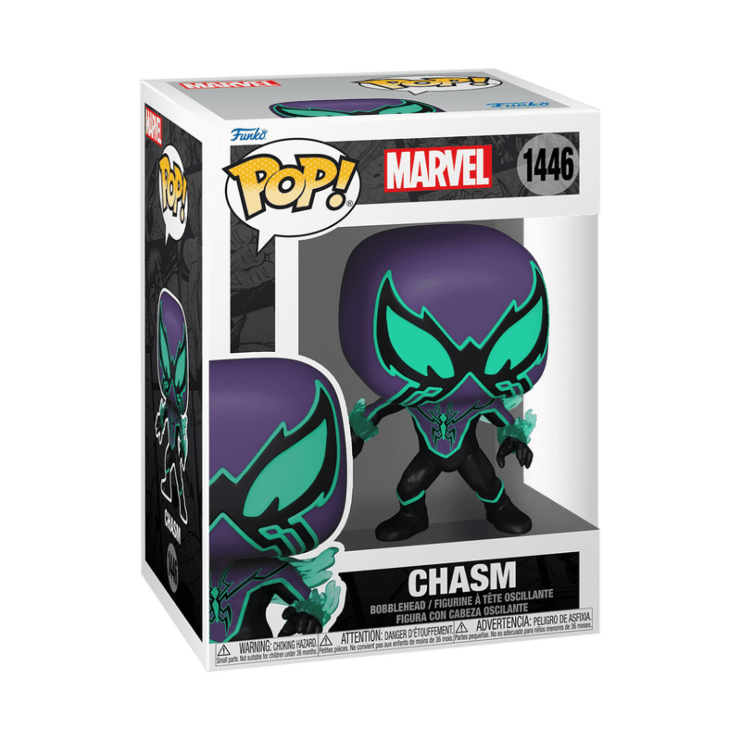 Funko Pop! Marvel: Spider-Man Comics - Chasm - #1446 - مجسمات مارفل Funko Pop! Marvel: Spider-Man Comics - Chasm - #1446 - مجسمات مارفل
