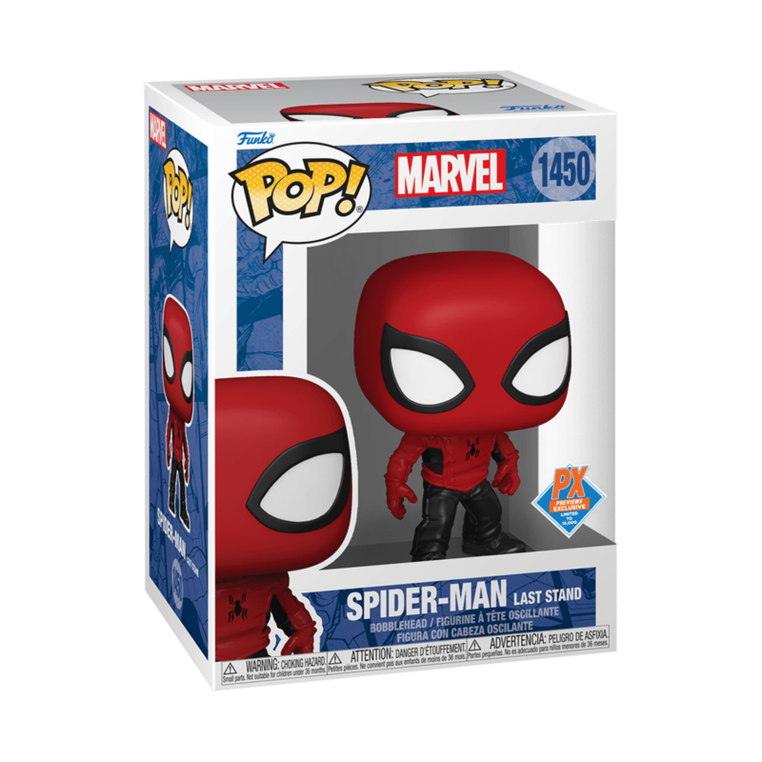 Funko Pop! Marvel: Spider-Man Last Stand Exclusive - #1450 - مجسمات مارفل Funko Pop! Marvel: Spider-Man Last Stand Exclusive - #1450 - مجسمات مارفل