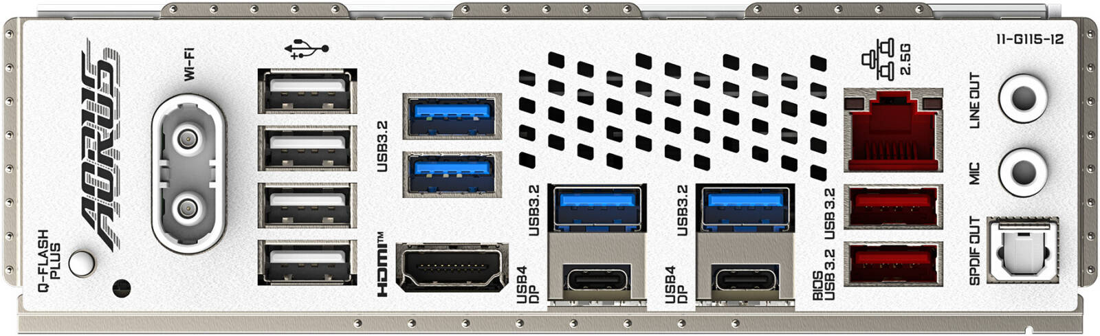GIGABYTE X870 Aorus Elite WiFi7 ICE AM5 DDR5 ATX Motherboard, AMD X870 White - لوحه ام بيضاء