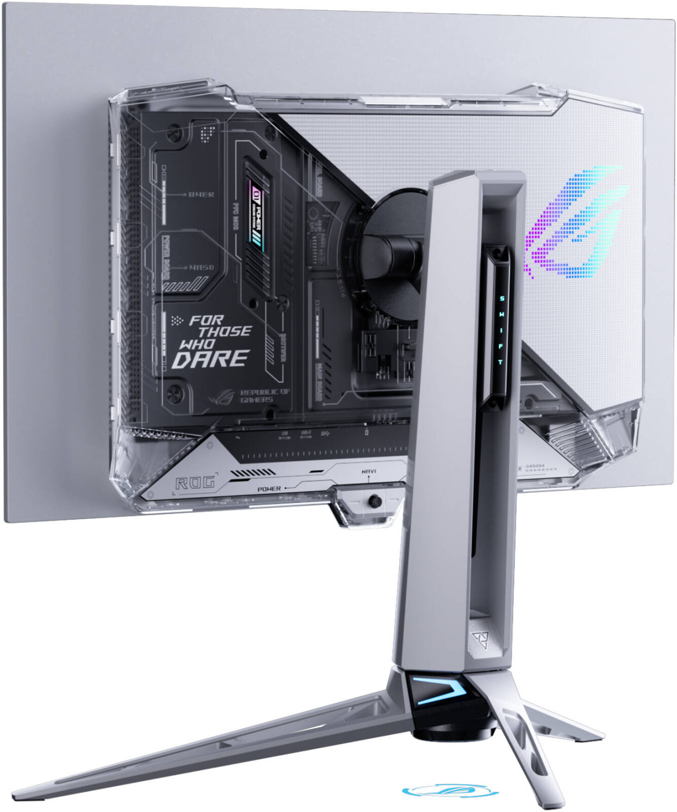 ASUS ROG Swift OLED PG27AQWP-W gaming monitor 27-inch, TrueBlack Glossy™ Tandem OLED, Dual-Mode (QHD @ 540Hz, HD @ 720Hz), 0.02ms GTG, G-SYNC® compatible - شاشة أحترافيه