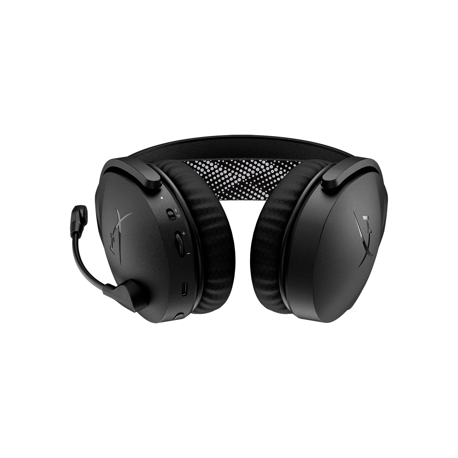 HyperX Cloud Jet Wireless Gaming Headset (Dual Wireless 2.4GHz + Bluetooth 5.3, PC, PS5, Mobile, USB-A) - Black - سماعة قيمنق وايرليس