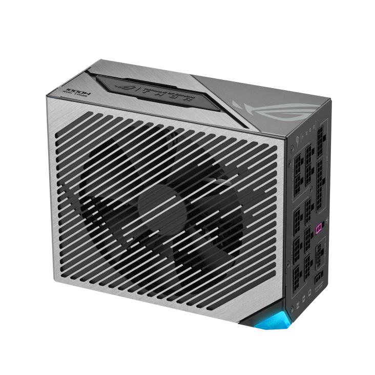 ASUS ROG THOR 1000 Platinum 3 GAMING Power Supply (80 Plus Platinum Certified, ATX 3.1, Magnetic OLED Display, Turbo Mode) - مزود الطاقة