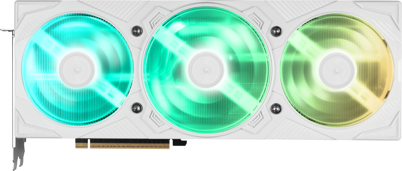 GALAX GeForce RTX 5070 Ti EX Gamer 1-Click OC Graphics Card, 16GB GDDR7 256-bit Memory, 2497MHz Boost Clock, 28 Gbps Memory Speed, 8960 CUDA Cores, PCI-Express 5.0, White - كرت شاشه أبيض