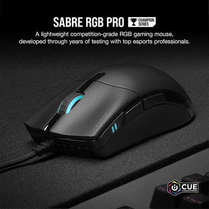 ماوس الألعاب CORSAIR SABER RGB PRO CHAMPION SERIES FPS - ماوس